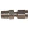 Digi-Sense Compression Fitting; Probe Diameter 1/8"; 316 Stainless Steel; 1/8"NPT (M)