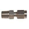 Digi-Sense Compression Fitting; Probe Diameter 1/4"; 316 Stainless Steel 1/4"NPT (M)