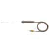 Digi-Sense Type-K, All SS Probe, Mini-Connector, 8" L, .125 Dia, Grounded