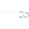 Digi-Sense Type-T, High-Temperature Wire Probe, 12" Length, 0.040" Diameter, Ungrounded, Mini-Connector, 3 ft 24-Gauge Cable
