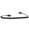 Digi-Sense Coiled Extension Cable, Type J, Male to Male Mini-Connector, 5 ft Length