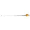 Digi-Sense Type-K Ind Detachable PFA-Ctd Probe, Mini-Connector, 8" L, .145 Dia, Grounded 