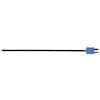 Digi-Sense Type-T Ind Detachable PFA-Ctd Probe, Mini-Connector, 8" L, .145 Dia, Grounded 