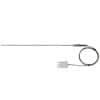 Digi-Sense RTD Probe, 100 Ohm, ANSI 3-Blade Connector, 9" L, 3ft SS Braid Cable