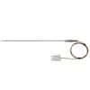 Digi-Sense RTD Probe, 100 Ohm, ANSI 3-Blade Connector, 12" L, 3ft SS Braid Cable