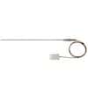 Digi-Sense RTD Probe, 100 Ohm, ANSI 3-Blade Connector, 18" L, 3ft SS Braid Cable