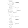 DWK Life Sciences (Kimble) 47 mm Upper Screw Clamp