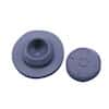 DWK Life Sciences (Wheaton) W224100-181 Vial Stopper, Snap-On, Gray Chlorobutyl, 20 mm; 1000/Cs