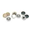 DWK Life Sciences (Wheaton) Pressure Release Aluminum Seals, 20 mm, PTFE/Silicone Septa, 100/CS