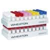 DWK Life Sciences (Wheaton) 985810 Polypropylene cryogenic vial rack, holds 50 flat bottom vials