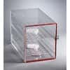 Dynalon 143105 Acrylic Desiccators with Sliding Trays, 7"W x 8-½"H x 10"D