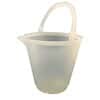 Dynalon Graduated Polypropylene Bucket, 12L, 4 PK