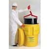 Eagle 1661 Qverpack Salvage Plastic Drum Barrel, Screw-On Lid, 65 Gal