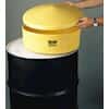 Eagle 1664 Drum Funnel Cover, Yellow, 18.5" Diameter
