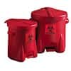 Eagle 947BIO Biohazardous Plastic Waste Can, Foot-Operated, 14 Gal
