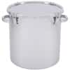Eagle Stainless Storage Tank with Clip-Down Cover, Stainless Steel, 26.4 Gal