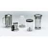 Eberbach 8575 Mini containers with screw SS lids for one-liter blenders; 3 to 20 mL capacity