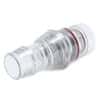 Eldon James SeriesLock® Quick-Disconnect Fitting, Hose Barb Insert, Polysulfone, Valved, Silicone O-Ring, SS Spring, X-Large, 1" ID