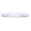Eldon James Hose Barb Fitting, Straight Union, Natural Nylon, 1/4" ID; 10/PK