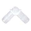 Eldon James Hose Barb Fitting, 90° Elbow, Animal-Derivative-Free Polypropylene, 3/16" ID; 10/Pk