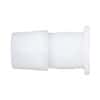 Eldon James Hose Barb to Plug Fitting, Straight Adapter, Natural Nylon, 3/4" ID; 10/Pk