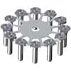 Elmi 6M.05 Rotor, 12 x 15 mL Test Tubes, Steel Adapters Included