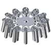 Elmi 6M.02 Rotor, 24 x 15 mL Test Tubes, Steel Adapters Included