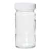 Environmental Express Straight-Sided Wide-Mouth Glass Bottle, Level 1, Clear, 125mL; 12/CS