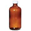 Environmental Express Boston Round Glass Bottle, Amber, Level 1, 500 mL; 12/CS