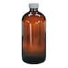 Environmental Express Boston Round Glass Bottle, Amber, Level 1, 125 mL; 12/CS