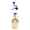 Environmental Express D1025-BLUE BOD Bottle Stopper, Plastic, Blue Cap, 25/PK