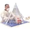 Erlab Pyramid Transportable Glove Enclosure 