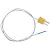 Extech TP870 Type-K, Bead Wire Probe, Mini-Connector,