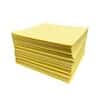 Fytertech Spilfyter Hazmat Yellow Spill Pads, Light-Weight, 12" x 12", 100/Case