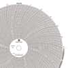 Graphic Controls 10" Circular Chart Recorder Paper, 100 to 350 Non-Uniform Spacing, No Units, 24 Hours, 100/Box