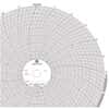 Graphic Controls 10" Circular Chart Recorder Paper, 100 to 450 Non-Uniform Spacing, No Units, 24 Hours, 100/Box