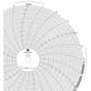 Graphic Controls 10" Circular Chart Recorder Paper, 0 to 1000 Uniform Spacing, No Units, 24 Hours, 100/Box