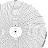 Graphic Controls 10" Circular Chart Recorder Paper, 0 to 100 Uniform Spacing, No Units, 24 Hours, 100/Box