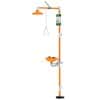 Guardian Equipment Combination Safety Shower with Eyewash, ABS Plastic Bowl and Shower Head