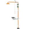 Guardian Equipment Combination Safety Shower with Eyewash, Barrier-Free Shower with WideArea™ Eye/Face Wash, Stainless Steel Bowl and ABS Plastic Shower Head
