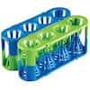 Heathrow Scientific Adapt-A-Rack® Modular Tube Rack System, blue & green, 7 to 50 mL tubes, 2/pk