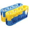 Heathrow Scientific Adapt-A-Rack® Modular Tube Rack System, blue & yellow, 7 to 50 mL tubes, 2/pk