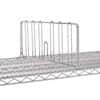 ICI Quick Ship Wire Shelf Divider, Stainless Steel; 24" L, 8" H