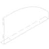 ICI Quick Ship Bookend Bracket, Right, 8" D