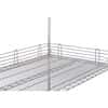 ICI Quick Ship Wire Shelf Ledge, Chrome; 18" L, 4" H
