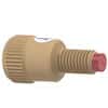 Idex Inline Check Valve, Inlet, 3 psi, 0.02" ID, 1/4-28 (F) to 1/4-28 (M) Flat Bottom; 1/EA