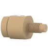 Idex Nonmetallic Inline Check Valve, Outlet, 1 psi, 0.02" ID, 1/4-28 (M) to 1/4-28 (F) Flat Bottom; 1/EA