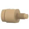 Idex Nonmetallic Inline Check Valve, Inlet, 1 psi, 0.04" ID, 1/4-28 (F) to 1/4-28 (M) Flat Bottom; 1/EA