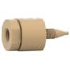 Idex Nonmetallic Inline Check Valve, Inlet, 1 psi, 0.02" ID, 1/4-28 (F) Flat Bottom to 10-32 (M) Coned; 1/EA