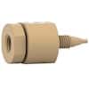 Idex Nonmetallic Inline Check Valve, Outlet, 1 psi, 0.02" ID, 10-32 (M) Coned to 1/4-28 (F) Flat Bottom; 1/EA